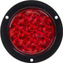 Maxxima M42323R-A  4" Round Red Stop/Tail/Turn Light w/3-Hole Flange Mount 12 LED's Image 0