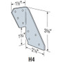 Simpson Strong Tie H4  Hurricane Tie Image 1