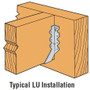 Simpson Strong Tie LU26  2 x 6 Economy Standard Joist Hanger Image 2