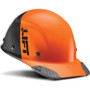 Lift Safety HDC50C-19OC  Dax Fifty/50 Carbon Fiber Hard Hat Cap Style with Brim Grip - Orange and Black Image 0