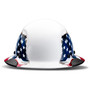 Lift Safety HDF-24AF  Dax Hard Hat Fiber Full Brim American Flag Image 3