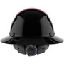 Lift Safety HDF50-21PK Dax Fifty/50 Fiber Resin Hard Hat Full Brim Style with Brim Grip - Pink and Black Image 2