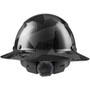 Lift Safety HDF50C-20CK  Dax Fifty/50 Carbon Fiber Hard Hat Full Brim Style with Brim Grip - White and Black Camo Image 3