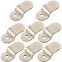 Onward 11NR  3/16" Frameless Mirror Support Clip in Nickel - 8 per Package Image 0