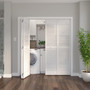 Onward 14028WBC  72" Double Bi-Fold Door Hardware Set Image 2
