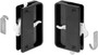 Prime-Line A-108  Black Plastic Screen Door Latch and Pull with Security Lock, for Anjac Doors Image 6