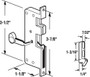 Prime-Line A-121  Mortise Style Sliding Screen Door Hook Latch Image 1