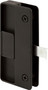 Prime-Line A-177  Sliding Screen Door Latch and Pull, 3 in. Hole Center, Black Plastic with Steel Latch, Mortise Install Image 0