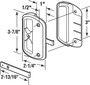 Prime-Line A-186  Black Plastic Sliding Screen Door Latch and Pull, for Alumilite Sliding Screen Doors Image 2