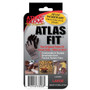 Showa Atlas 300BXL-10 Black Natural Rubber Latex Palm with Polyester/Cotton Liner Super Grip Gloves - X-Large Image 1
