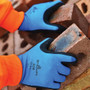 Showa 306M-07  Breathable and Water Repellant Fully Coated Dual Latex Grip Gloves  - Medium Image 2 Showa 306M-07  Breathable and Water Repellant Fully Coated Dual Latex Grip Gloves  - Medium Image 2