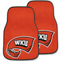 Fanmats 5514  WKU - Western Kentucky Hilltoppers 17" x 27" Universal Fit Carpeted Front Car Mat Set Image 0
