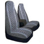 AutoLogix 67-1917GRY  Gray Diamond Back 60/40 Split Truck Seat Cover - 1 Set Image 0
