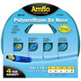 Amflo 13-100AE  3/8" x 100' Blue Poly 300 psi Air Hose with 1/4" MNPT Fittings Image 1