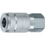 Tru-Flate 13-611  3/8" T Design x 1/4" FNPT Steel Coupler Image 0