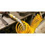 Amflo 4-25E  1/4" x 25' Nylon Recoil Air Hose with 1/4" Swivel Fittings - Yellow Image 2