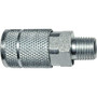 Amflo C1  1/4" T Automotive Design x 1/4" MNPT Steel Coupler Image 0