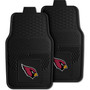 Fanmats 8883  Arizona Cardinals 17" x 27" Universal Fit Heavy Duty Vinyl Car Mat Set Image 0