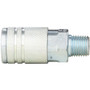 Amflo C21  1/4" I/M - Industrial/Milton Design x 1/4" MNPT Steel Coupler Image 0