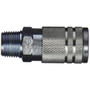 Amflo C21-03  1/4" I/M - Industrial/Milton Design x 3/8" MNPT Steel Coupler Image 0