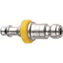 Amflo  CP1-42L  1/4" T Automotive Design x 1/4" I.D. Locking Barb Steel Plug Image 0