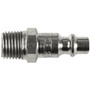 Amflo CP21  1/4" I/M - Industrial/Milton Design x 1/4" MNPT Steel Plug Image 0