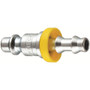 Amflo  CP21-42L  1/4" I/M - Industrial/Milton Design x 1/4" I.D. Locking Barb Steel Plug Image 0