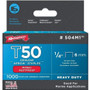 Arrow Fastener 504M1  T50 1/4" Heavy Duty Monel Staples 1000 per Package Image 3