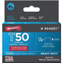 Arrow Fastener 504SS1  T50 1/4" Heavy Duty Stainless Steel Staples 1000 per Package Image 3