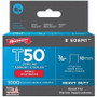 Arrow Fastener 506M1  T50 3/8" Heavy Duty Monel Staples 1000 per Package Image 3 Arrow Fastener 506M1  T50 3/8" Heavy Duty Monel Staples 1000 per Package Image 3