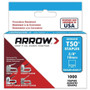 Arrow Fastener 506SS1  T50 3/8" Heavy Duty Stainless Steel Staples 1000 per Package Image 0
