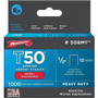 Arrow Fastener 508M1  T50 1/2" Heavy Duty Monel Staples 1000 per Package Image 1
