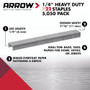 Arrow Fastener 224  P22 1/4" Leg Flat Crown Staples for P22 Plier Type Stapler 5050 per Package Image 3