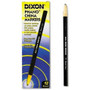 Dixon 00077  Phano Peel-Off China Marker - Black - 12 per Package Image 1