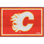Fanmats 10611  Calgary Flames 5ft. x 8 ft. Plush Area Rug Image 0