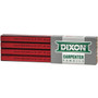 Dixon 19972  7" Medium Industrial Red and Black Carpenter Pencils - 12 per Package Image 0