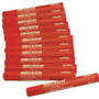 Dixon 52000  Industrial Lumber Crayon - Red - 12 per Package Image 0