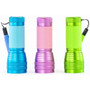 Dorcy 41-4254  Aluminum Glow in the Dark 3AAA LED Flashlight in Assorted Colors Image 1
