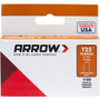 Arrow Fastener 257  T25 7/16" Leg Round Crown Staples 1100 per Package Image 0