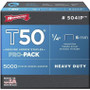 Arrow Fastener 504IP  T50 1/4" Heavy Duty Steel Staples 5000 per Package Image 3