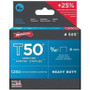 Arrow Fastener 505  T50 5/16" Heavy Duty Steel Staples 1250 per Package Image 4
