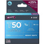 Arrow Fastener 509  T50 9/16" Heavy Duty Steel Staples 1250 per Package Image 4