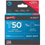 Arrow Fastener 50CT  T50 17/32" Heavy Duty Staples for Ceiling Tiles 1250 per Package Image 1