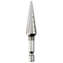 Makita 711497-A  1/2"-1" H.S.S. Step Drill Bit, 1/4" Hex Shank Image 0