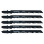 Makita 792429-1  4-1/2" x 8-TPI T-Shank Fast Cutting Jig Saw Blades (no. 58) 5 per Package Image 0