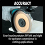 Makita 9557NB2  4-1/2" Angle Grinder,  7.5 Amp, with AC/DC Switch, 2 Pack Image 2