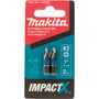 Makita A-96469  ImpactX #2 Phillips 1 inch Insert Bit, 2 per packaage Image 1