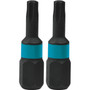 Makita A-96556 ImpactX T15 Torx 1" Insert Bit, 2 per package Image 0