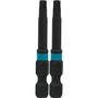 Makita A-96746  ImpactX T20 Torx 2 inch Power Bit, 2 per package Image 0