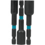 Makita A-97689  ImpactX 3 Piece 2-9/16" Magnetic Nut Driver Set, 1/4", 5/16", 3/8" Image 0